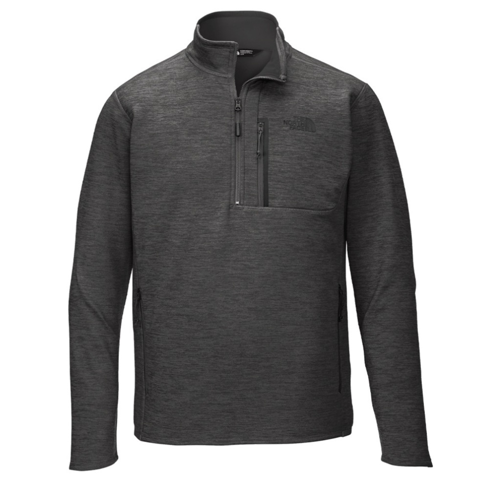 The North Face Men's Charcoal Heather 1/2 Zip Skyline Fleece Pullover Jacket (M)
